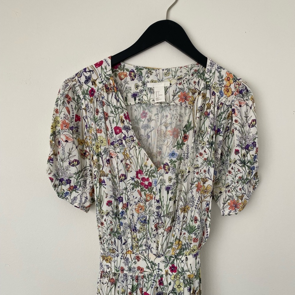 H&M Floral Midi Dress